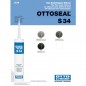 OTTOSEAL S34 mastic silicone spécial joints de sol gris sanitaire