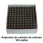 Boite 100 ampoules de carbure de calcium pour bombe à carbure
