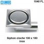 1040 FL Siphon cloche inox 100 x 100