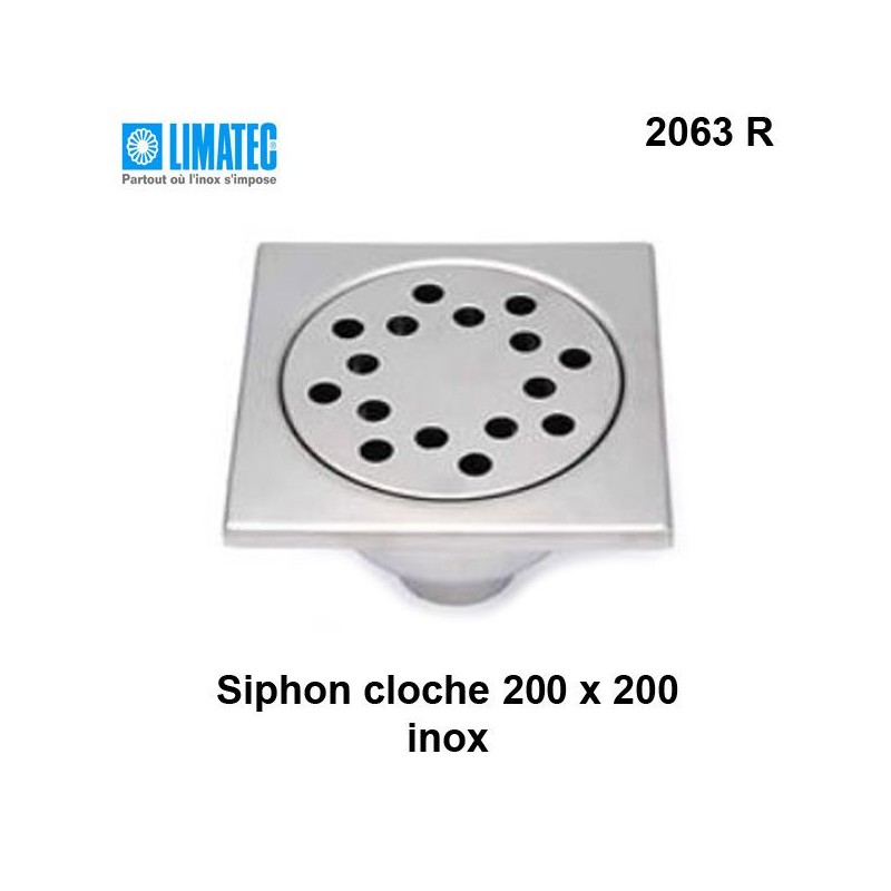 2063 R Siphon cloche inox 200 x 200 2063 R Siphon cloche inox 200 x 200