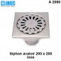 A 2080 Siphon avaloir inox 200 x 200