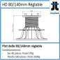 Plot DH80 hauteur réglable de 80 à 140 mm pour dalle 