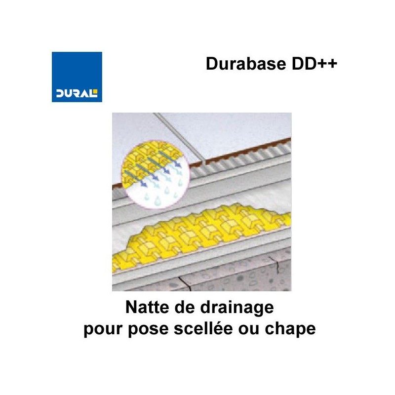 Durabase DD++ natte de drainage Durabase DD++ natte de drainage