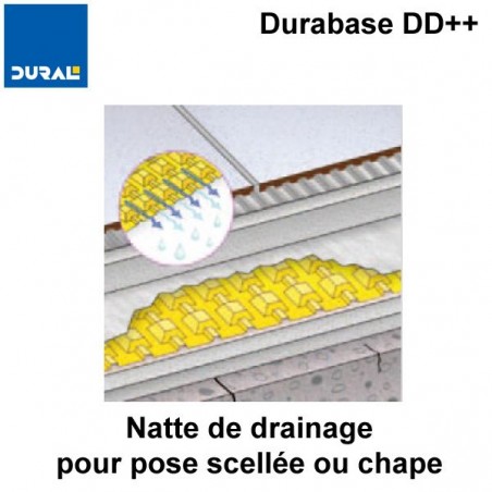 Durabase DD++ natte de drainage