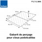Gabarit de perçage pour pose clous podotactiles kit 2 pièces