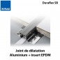 Joint de dilatation Duraflex SB hauteur 15 mm largeur 37 mm insert noir 