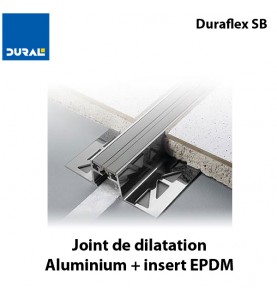 Joint de dilatation Duraflex SB hauteur 15 mm largeur 37 mm insert noir 