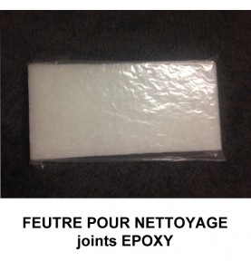 Feutre de nettoyage joints époxy