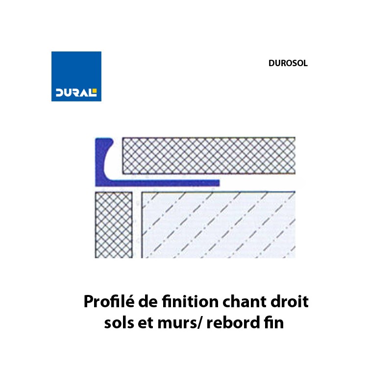 DUROSOL aluminium naturel 20 mm