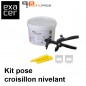 Kit de pose croisillon nivelant, joint largeur 4 mm