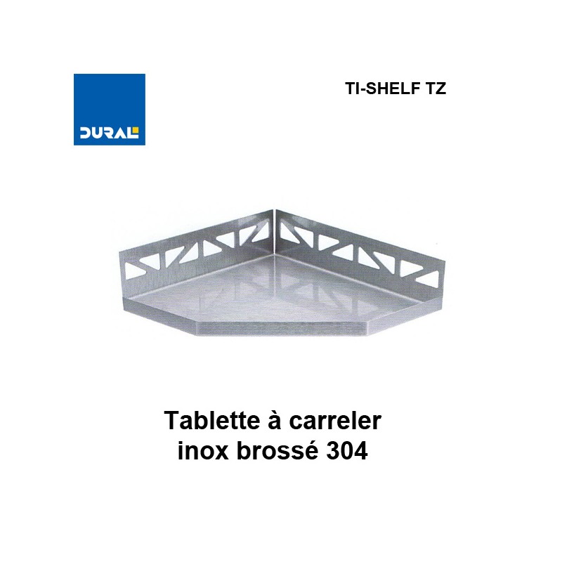 Tablette à carreler pentagonale TI-SHELF TZ 200x140 mm