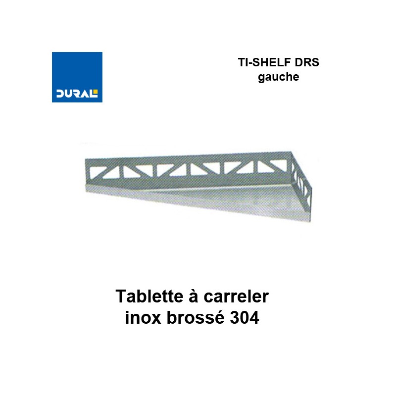 Tablette à carreler triangulaire TI-SHELF DRS gauche 300x170 mm
