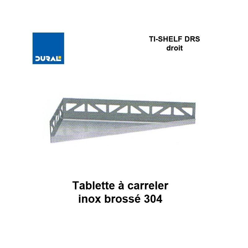 Tablette à carreler triangulaire TI-SHELF DRS droit 300x170 mm