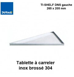 Tablette à carreler triangulaire TI-SHELF DNS gauche à rapporter 265x205mm