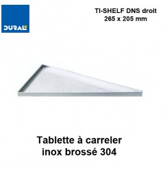 Tablette à carreler triangulaire TI-SHELF DNS droit à rapporter 265x205mm