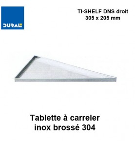 Tablette à carreler triangulaire TI-SHELF DNS droit à rapporter 305x205mm