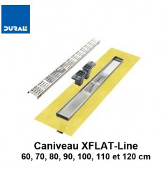Caniveau de douche ultra-plat XFLAT-LINE 70 cm