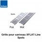 Grille "Spots" inox 304 poli pour caniveau XFLAT-LINE 55 cm Grille "Spots" inox 304 poli pour caniveau XFLAT-LINE 55 cm