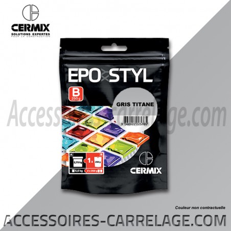 EPOxySTYL Mortier époxy composant B - Gris Titane
