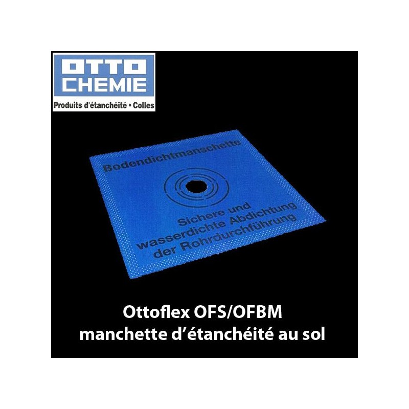 Ottoflex OFS/OFBM manchette d'étanchéité au sol  dim. 42.5 x 42.5 cm