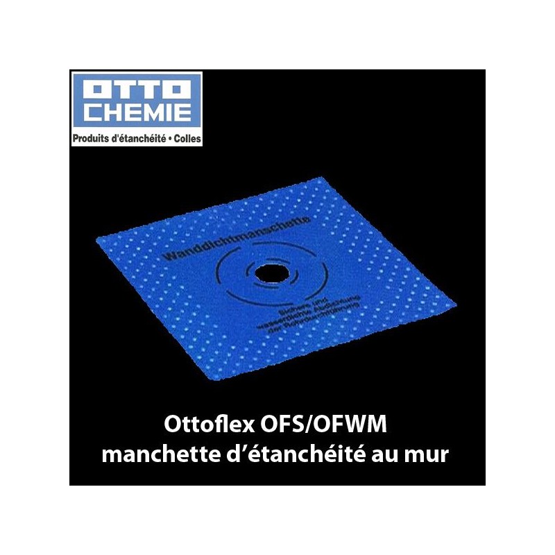Ottoflex OFS/OFBM manchette d'étanchéité au mur dim. 12 x 12 cm Ottoflex OFS/OFBM manchette d'étanchéité au mur dim. 12 x 12 cm