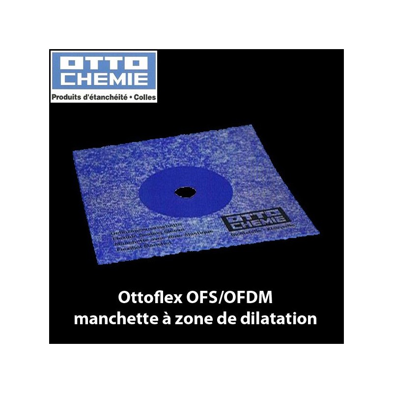 Ottoflex OFS/OFBM manchette d'étanchéité à zone de dilatation dim. 12 x 12 cm